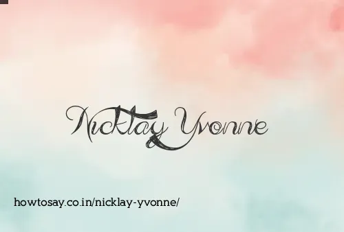 Nicklay Yvonne
