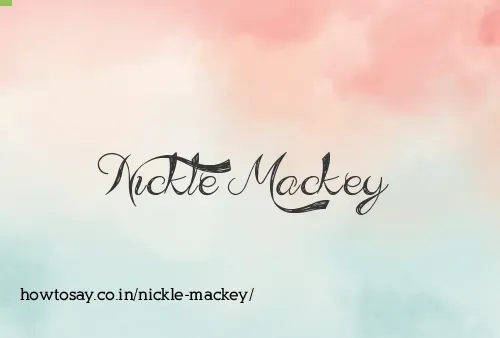 Nickle Mackey