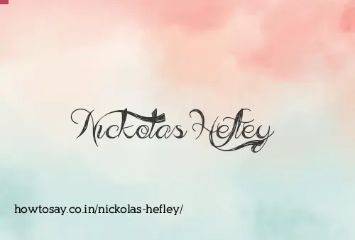 Nickolas Hefley