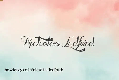 Nickolas Ledford