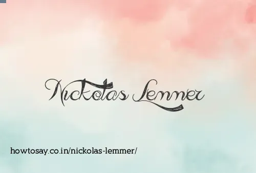 Nickolas Lemmer