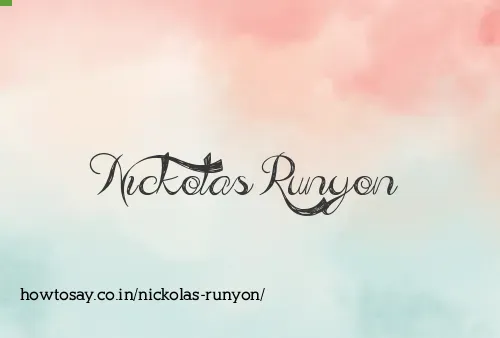 Nickolas Runyon