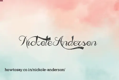 Nickole Anderson