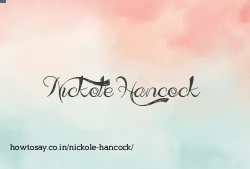 Nickole Hancock