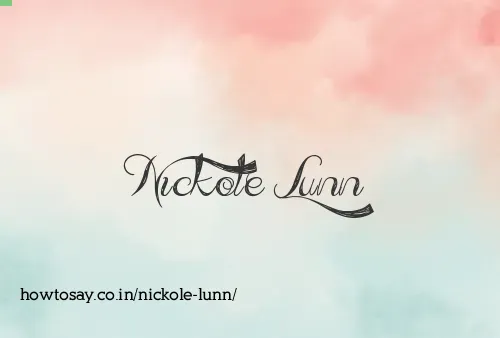 Nickole Lunn