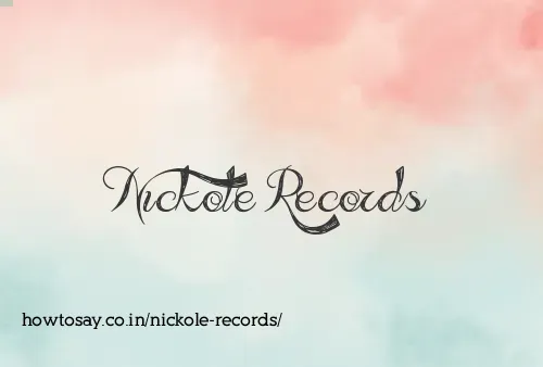 Nickole Records