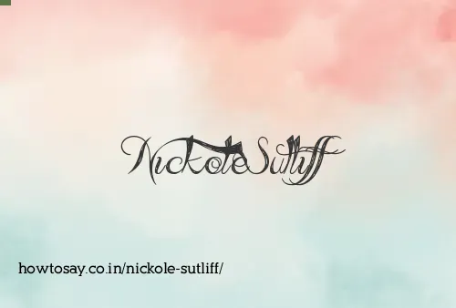 Nickole Sutliff