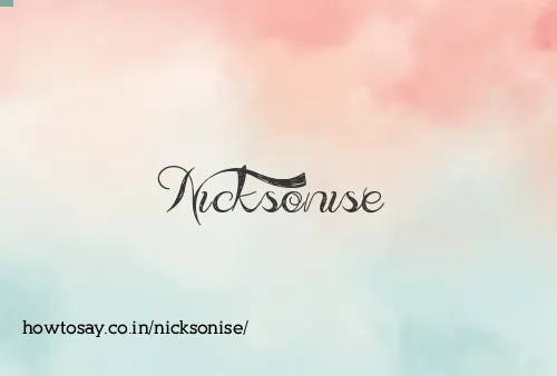 Nicksonise