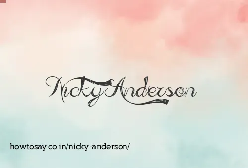 Nicky Anderson