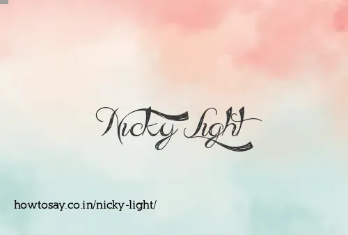 Nicky Light