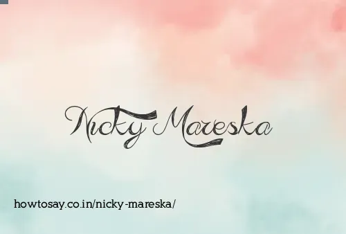 Nicky Mareska