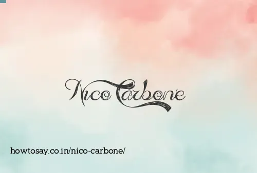 Nico Carbone