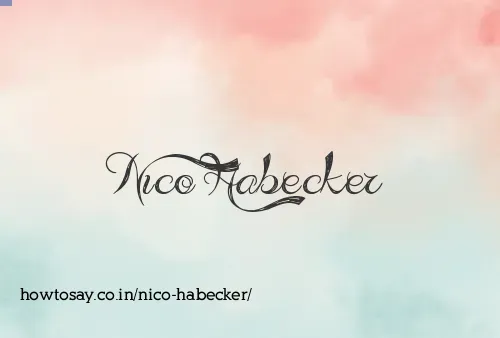 Nico Habecker