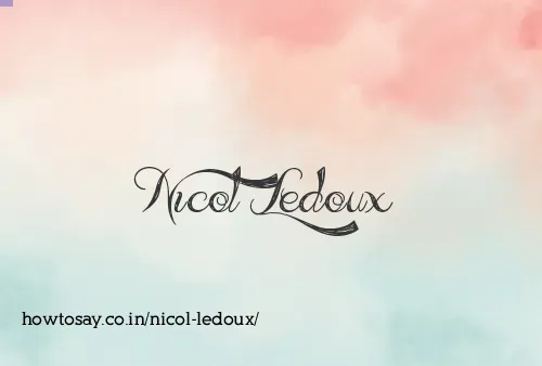 Nicol Ledoux