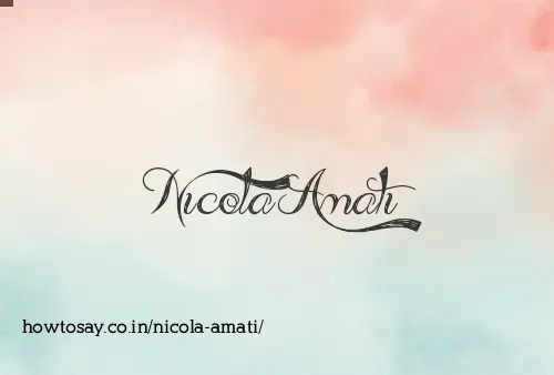 Nicola Amati