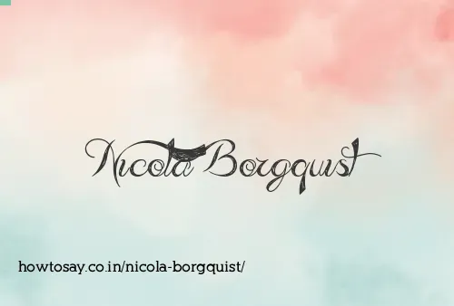 Nicola Borgquist