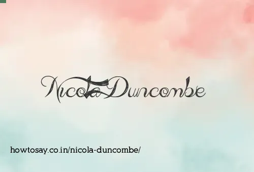 Nicola Duncombe