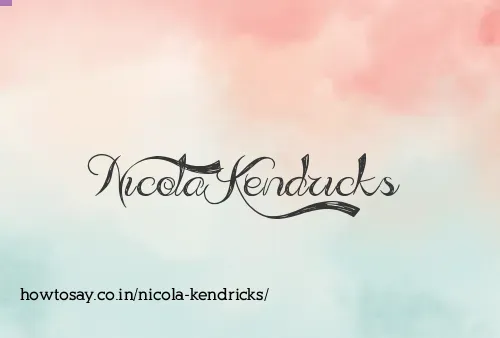Nicola Kendricks