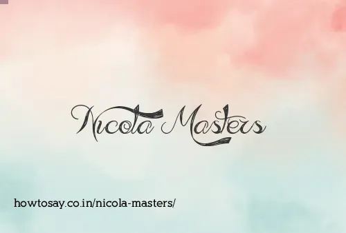 Nicola Masters