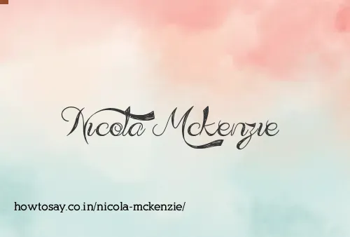 Nicola Mckenzie