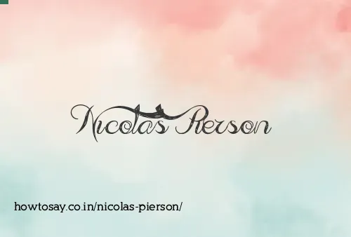 Nicolas Pierson