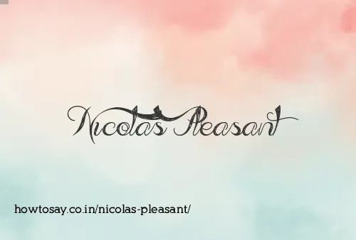 Nicolas Pleasant