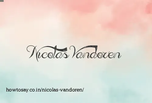 Nicolas Vandoren