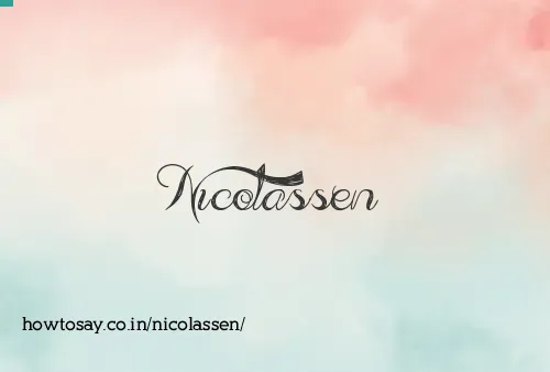 Nicolassen