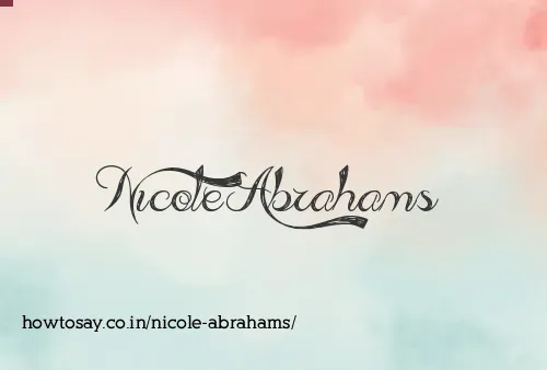 Nicole Abrahams