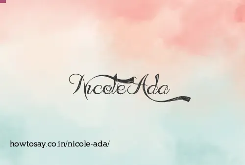 Nicole Ada