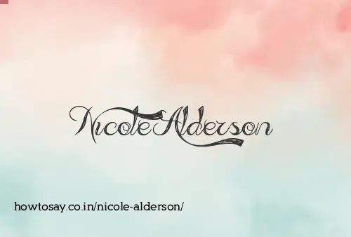 Nicole Alderson