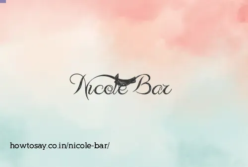 Nicole Bar