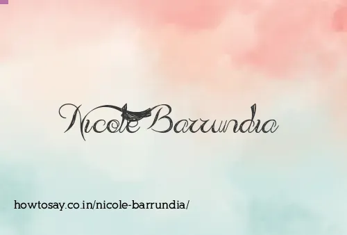 Nicole Barrundia