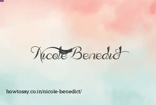 Nicole Benedict