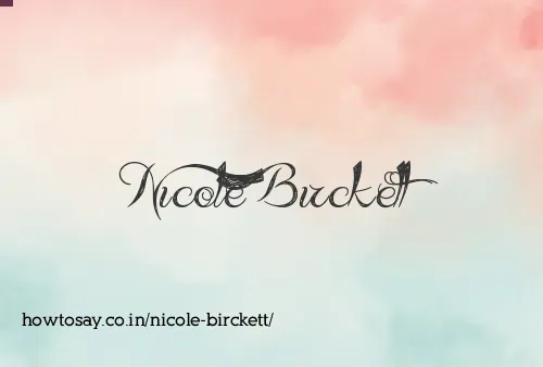 Nicole Birckett