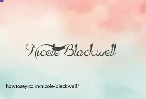 Nicole Blackwell