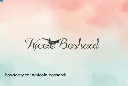 Nicole Boshard
