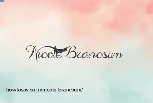 Nicole Brancsum