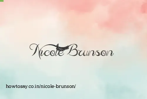 Nicole Brunson