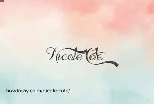 Nicole Cote