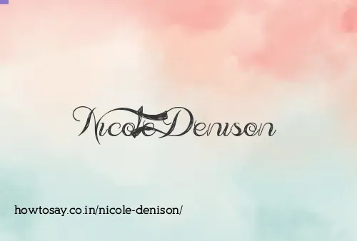 Nicole Denison