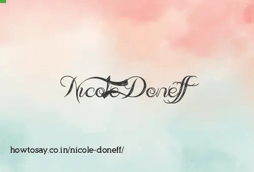 Nicole Doneff