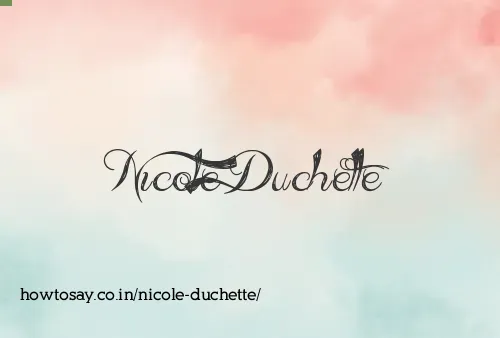 Nicole Duchette