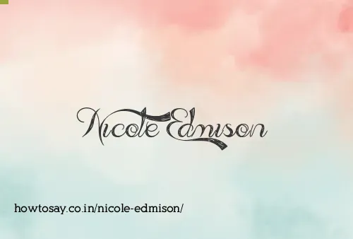 Nicole Edmison