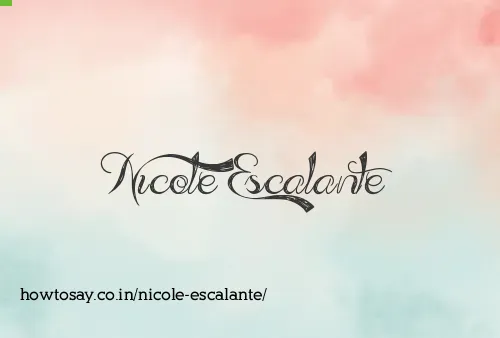 Nicole Escalante