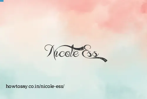 Nicole Ess