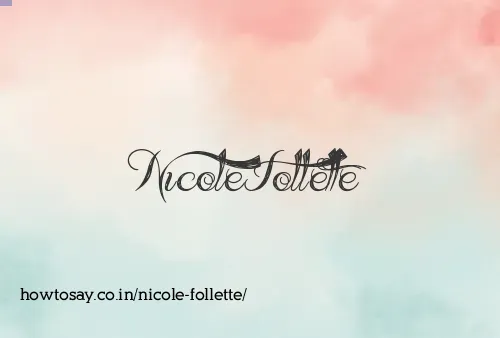 Nicole Follette