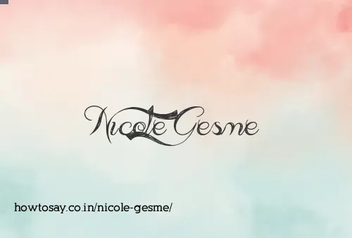 Nicole Gesme