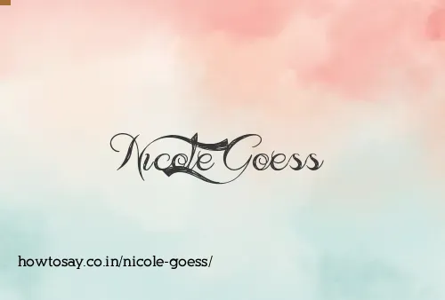 Nicole Goess
