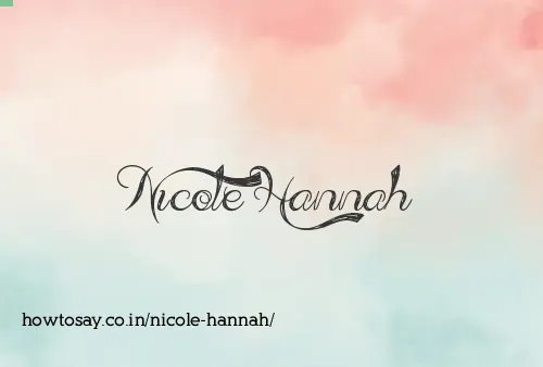 Nicole Hannah